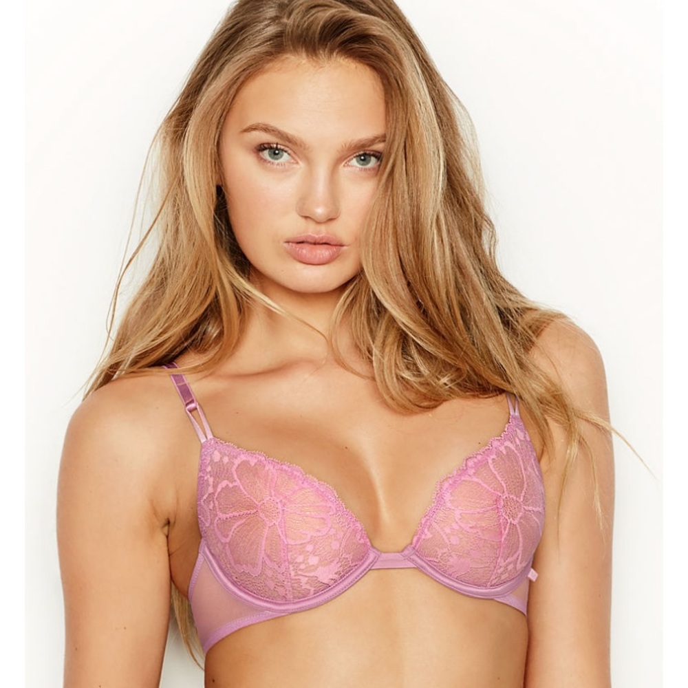 NWT🌟 VS Sexy Tee Unlined Demi Bra (36C) DuskMauve